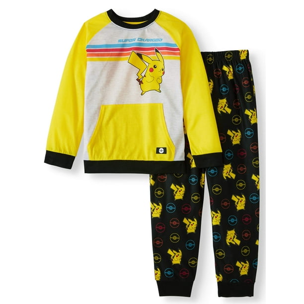 Pokemon Pajamas Size 6 7 2 pc PJ Set Soft Flannel Flame Resistant